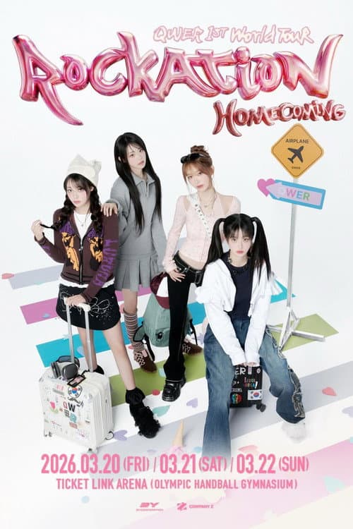 Plakat: QWER 1st WORLD TOUR - ROCKATION : HOMECOMING - ENCORE IN SEOUL