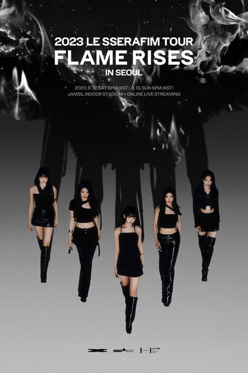 Plakat: 2023 LE SSERAFIM TOUR 'FLAME RISES' IN SEOUL