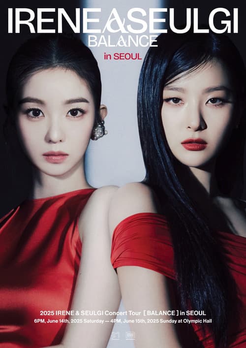 Plakat: 2025 IRENE & SEULGI Concert Tour [ BALANCE ] in SEOUL