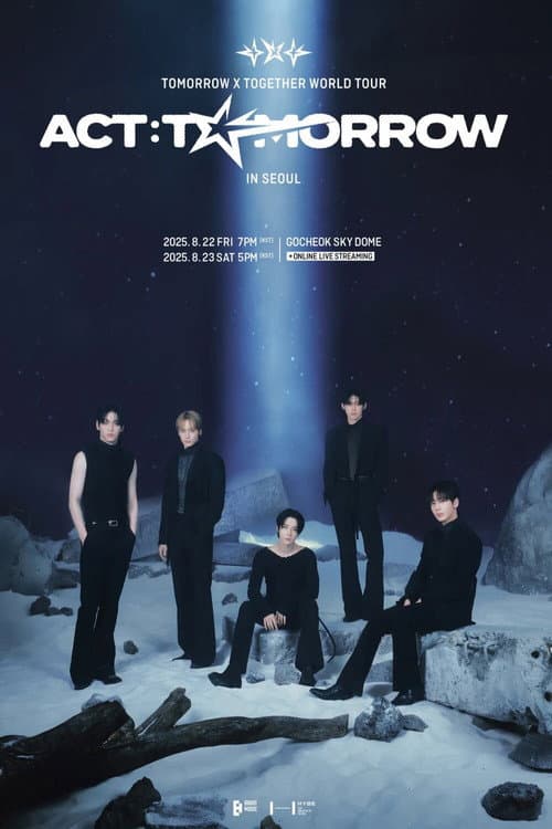 Plakat: TOMORROW X TOGETHER WORLD TOUR 'ACT:TOMORROW'