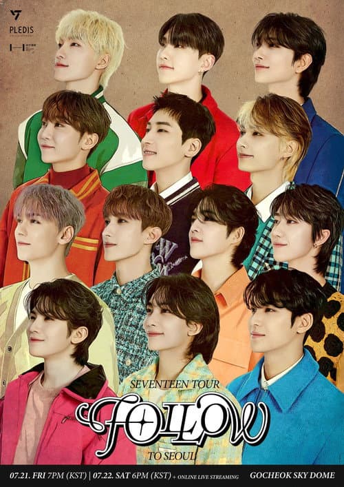 Plakat: SEVENTEEN TOUR ‘FOLLOW’ TO SEOUL