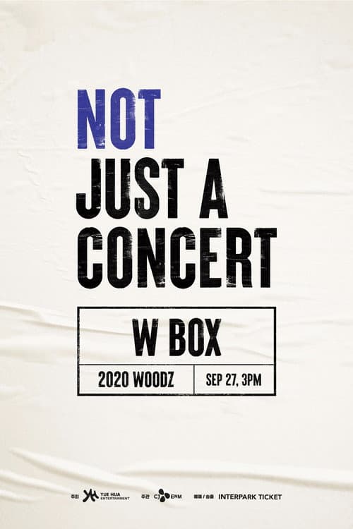 Plakat: 2020 WOODZ : NOT JUST A CONCERT – W BOX