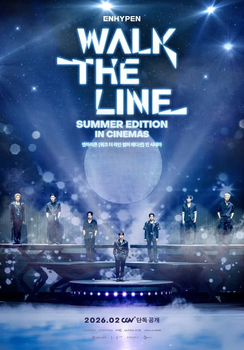 Plakat: ENHYPEN [WALK THE LINE SUMMER EDITION] IN CINEMAS