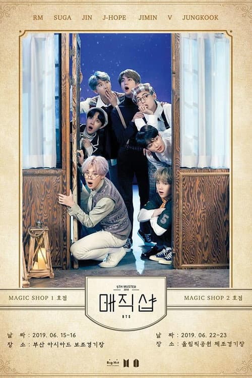 Plakat: BTS 5th Muster Magic Shop in Seoul