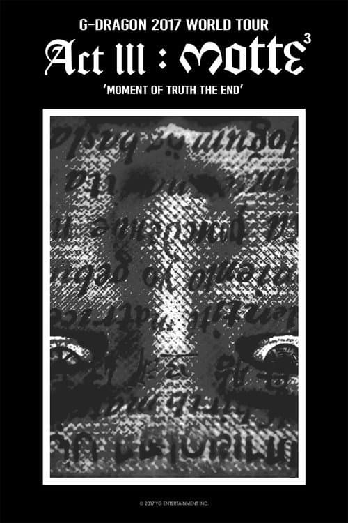 Plakat: Kwon Ji Yong (권지용) Act III: Motte