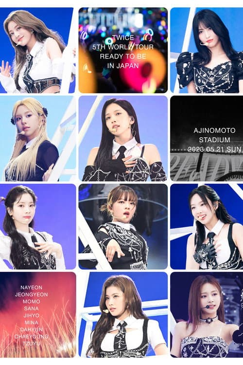 Plakat: TWICE 5TH WORLD TOUR 'READY TO BE' in JAPAN
