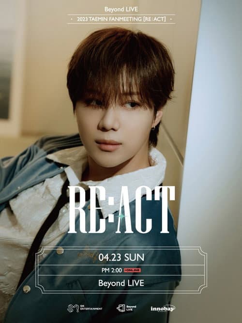 Plakat: 2023 TAEMIN FANMEETING "RE : ACT"