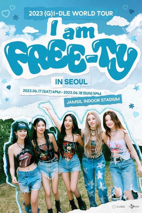Plakat: 2023 (G)I-DLE World Tour: I am FREE-TY in Seoul