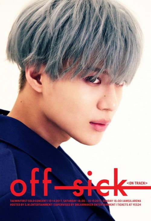Plakat: TAEMIN 1st SOLO CONCERT “OFF-SICK〈on track〉”