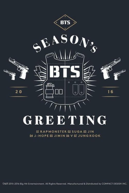 Plakat: BTS 2016 Season's Greetings
