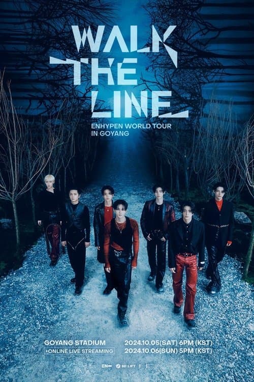 Plakat: ENHYPEN WORLD TOUR [WALK THE LINE] in Goyang