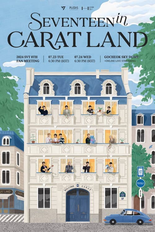 Plakat: SEVENTEEN in CARAT LAND
