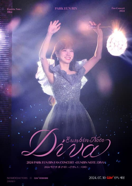 Plakat: 2024 PARK EUN BIN FAN CONCERT 〈EUNBIN NOTE: DIVA〉