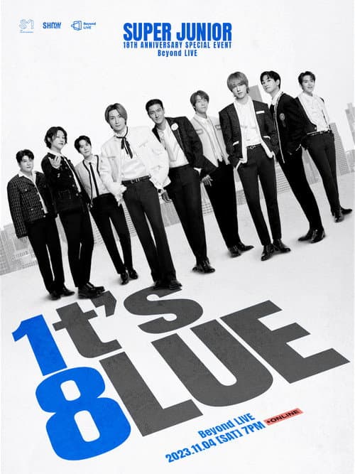 Plakat: SUPER JUNIOR 18TH ANNIVERSARY SPECIAL EVENT <1t’s 8lue>