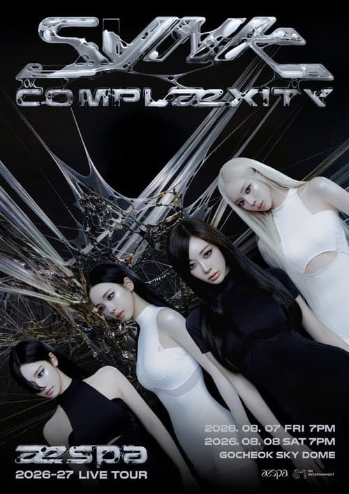 Plakat: 2026 aespa LIVE TOUR - SYNK : COMPLaeXITY
