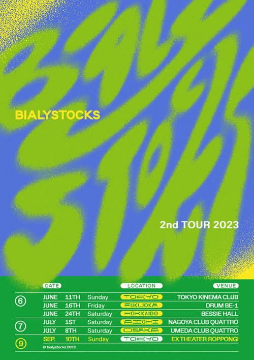 Plakat: Bialystocks 2nd Tour 2023 - EX THEATER ROPPONGI