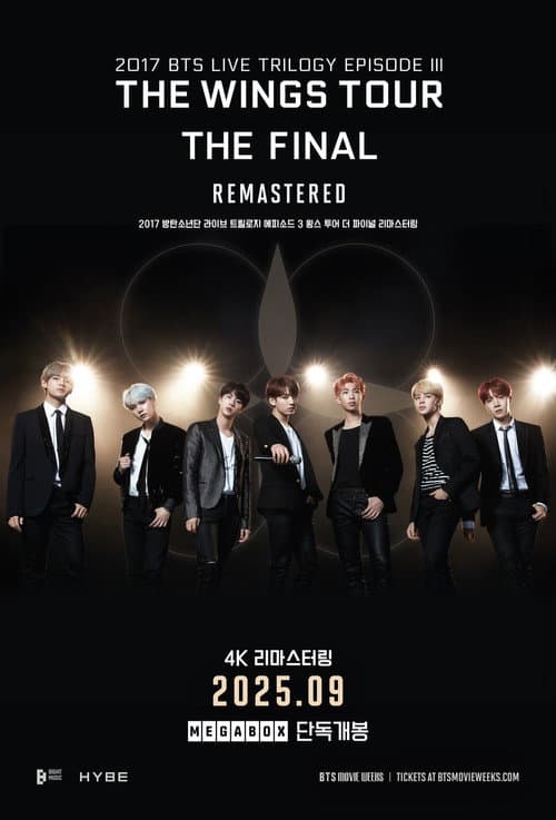 Plakat: BTS 2017 Live Trilogy EPISODE III THE WINGS TOUR THE FINAL Remastered