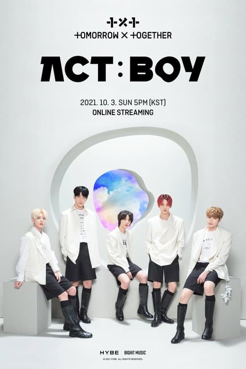 Plakat: TOMORROW X TOGETHER LIVE 'ACT:BOY'