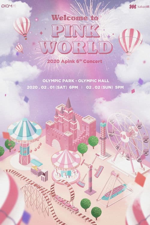 Plakat: 2020 Apink 6th Concert 'Welcome To PINK WORLD'