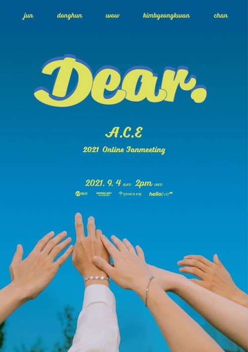 Plakat: A.C.E ONLINE FANMEETING