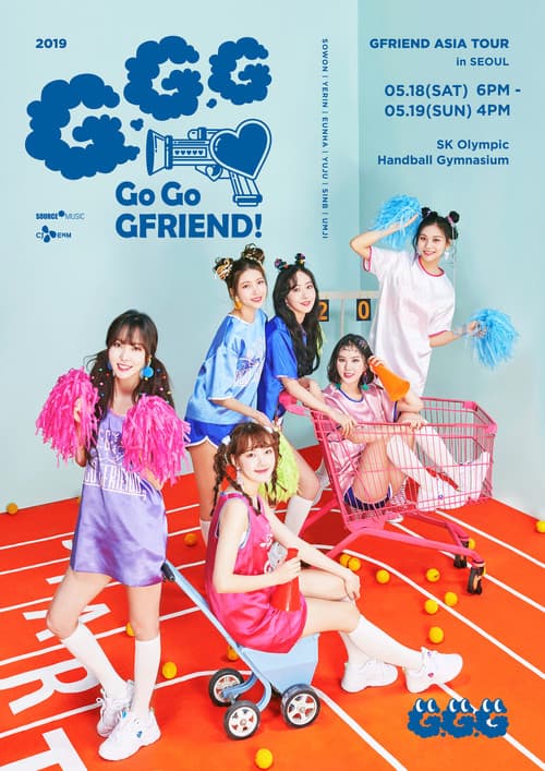 Plakat: 2019 GFRIEND ASIA TOUR 'GO GO GFRIEND!'