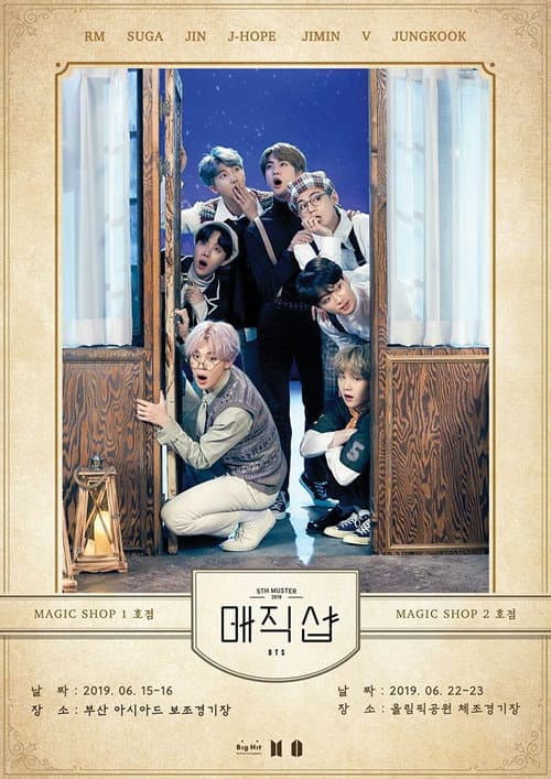 Plakat: BTS 5th Muster: Magic Shop in Busan