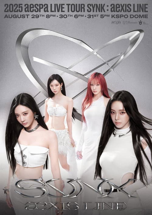 Plakat: 2025 aespa LIVE TOUR - SYNK : aeXIS LINE - in SEOUL