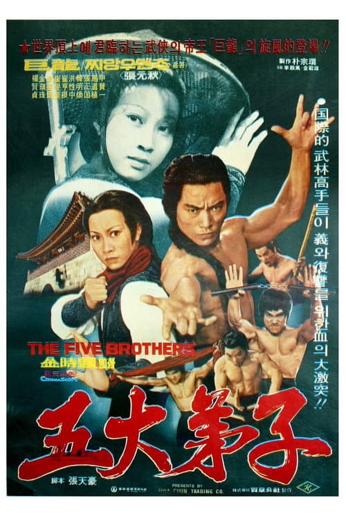 Plakat: Dragon Lee Vs. The 5 Brothers