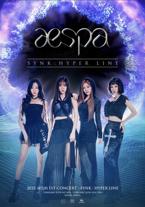 Plakat: aespa LIVE TOUR 2023 'SYNK: HYPER LINE'