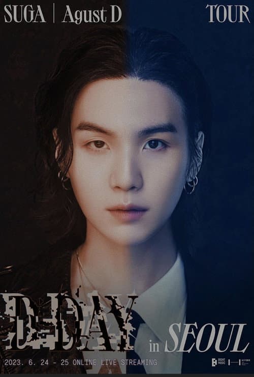 Plakat: SUGA | Agust D TOUR “D-DAY” in SEOUL: Online Live Streaming Day 02
