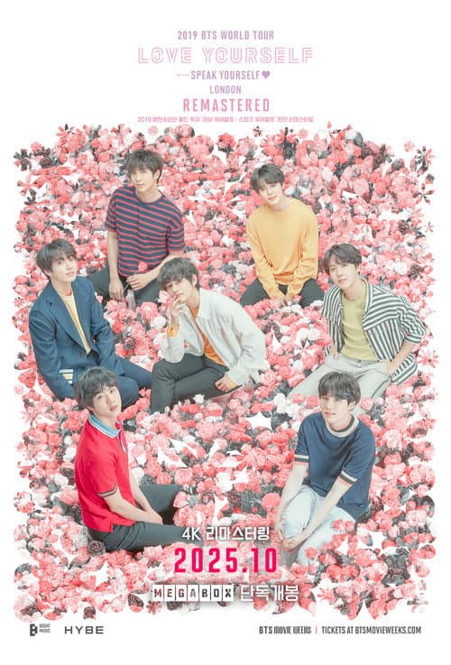 Plakat: BTS 2019 WORLD TOUR 'LOVE YOURSELF: SPEAK YOURSELF' LONDON Remastered