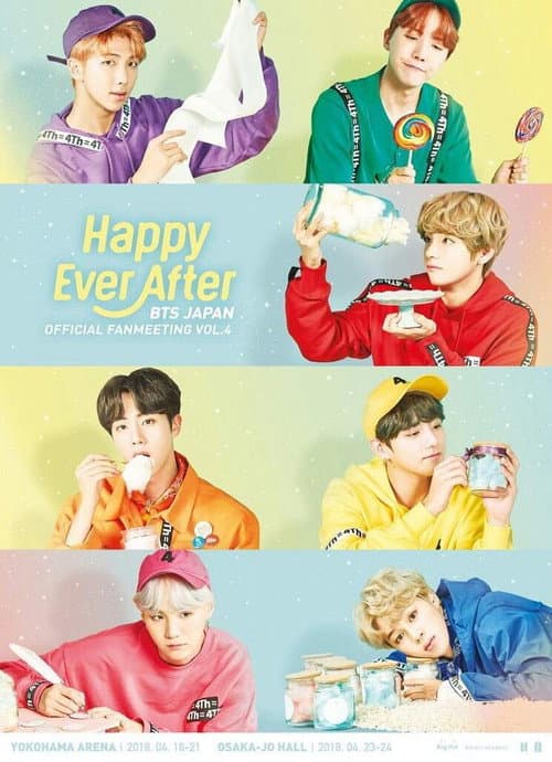 Plakat: BTS Japan Official Fanmeeting Vol.4 ~Happy Ever After~