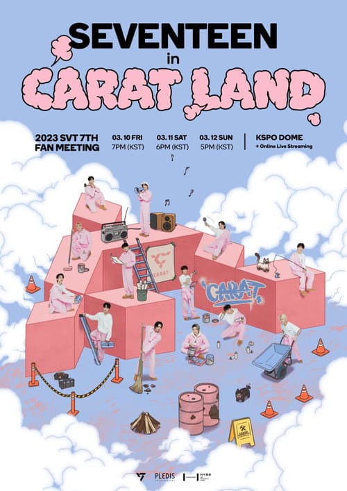 Plakat: SEVENTEEN in CARAT LAND