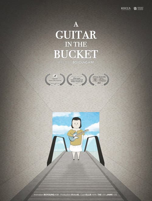 Plakat: A Guitar in the Bucket