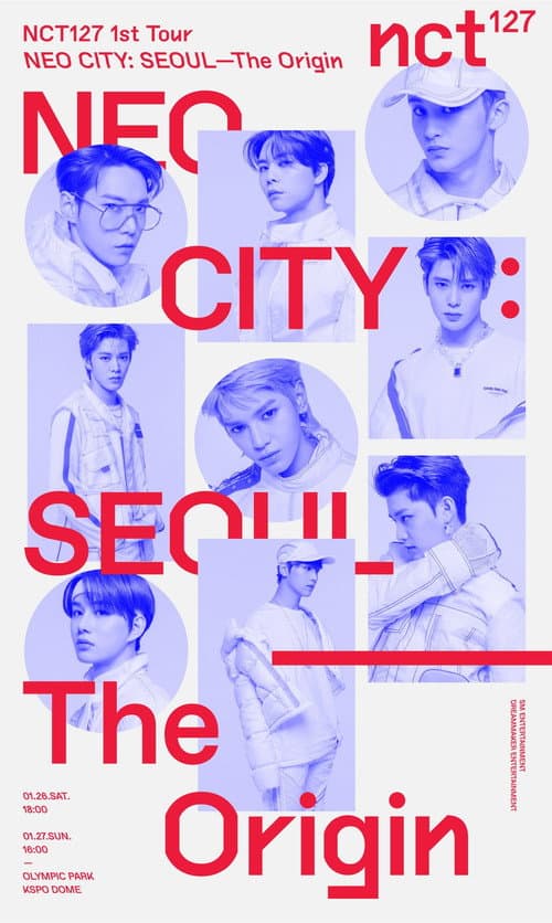 Plakat: NCT 127 | 1st Tour | NEO CITY - The Origin