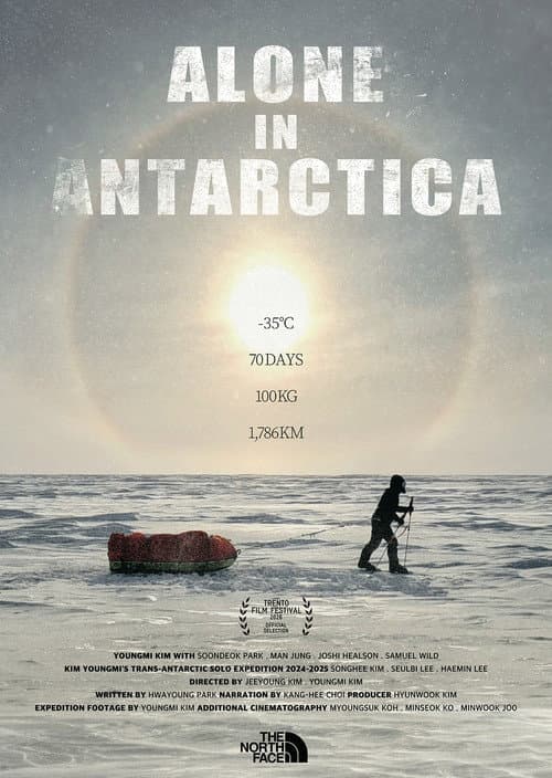Plakat: Alone in Antarctica