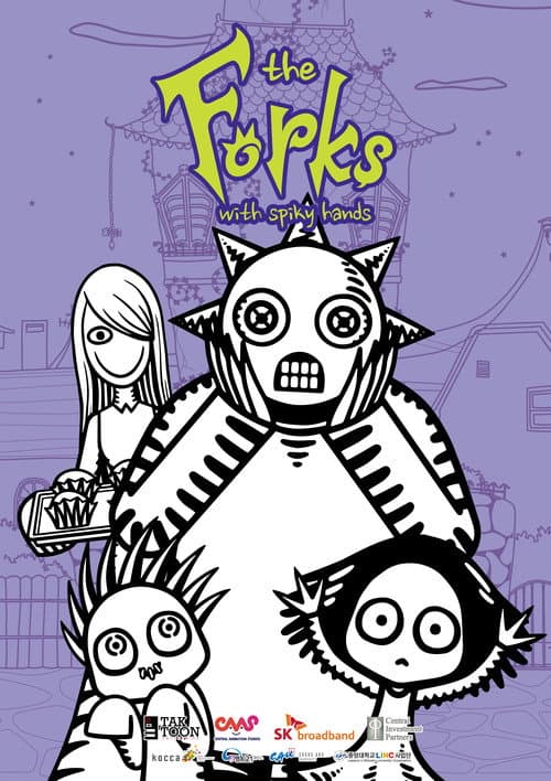 Plakat: The Forks with Spiky Hands