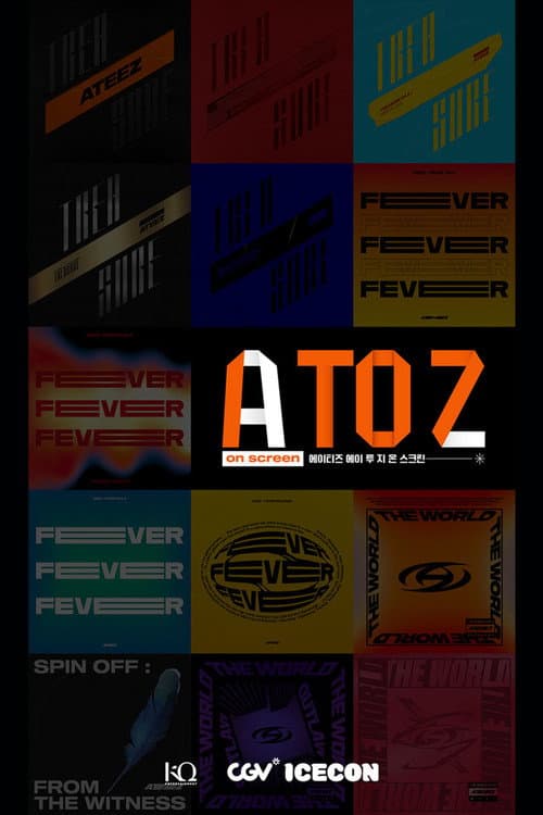 Plakat: ATEEZ [A TO Z on screen]