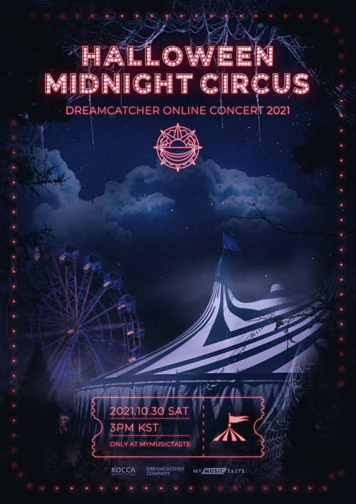 Plakat: HALLOWEEN MIDNIGHT CIRCUS