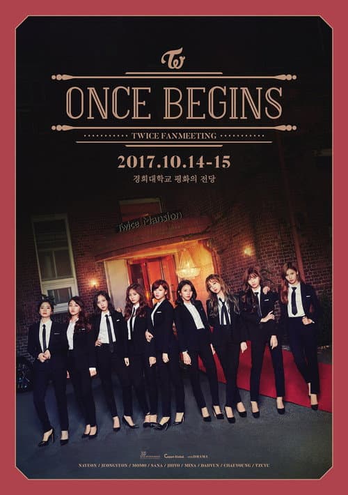 Plakat: TWICE Fan Meeting [ONCE BEGINS]