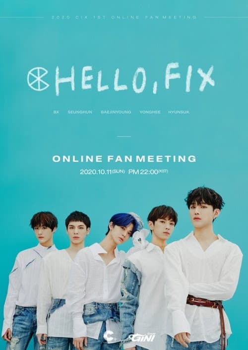 Plakat: CIX First Fan Meeting: Hello, FIX