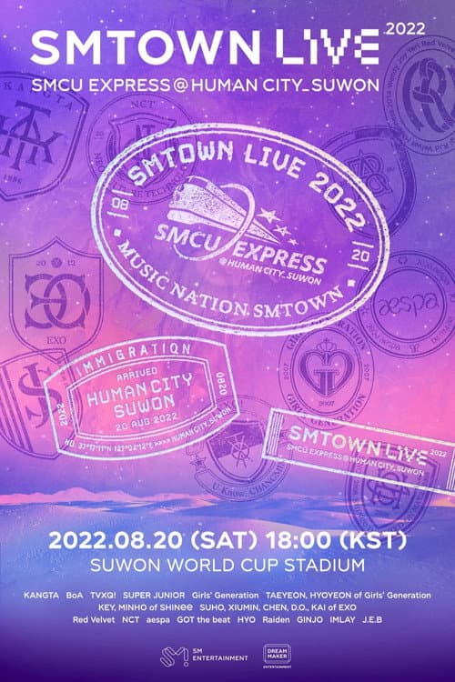 Plakat: SM Town Live 2022: SMCU Express in Suwon