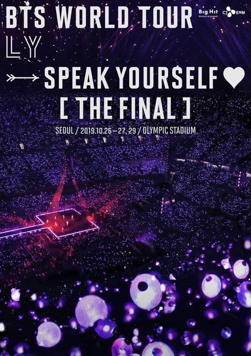Plakat: BTS WORLD TOUR [LOVE YOURSELF : SPEAK YOURSELF] in Seoul (The Final)