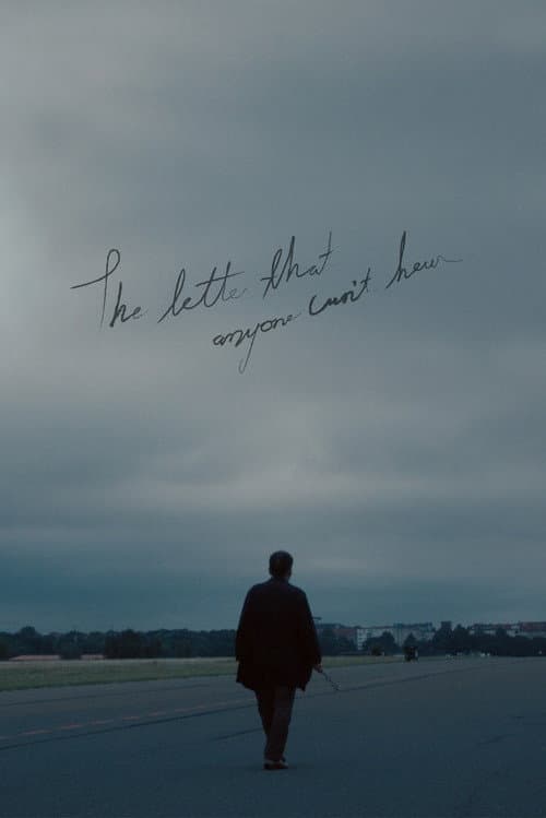 Plakat: The letter that anyone can't hear