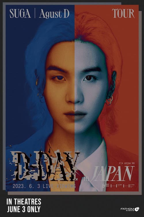 Plakat: SUGA | Agust D TOUR [D-DAY] in Japan