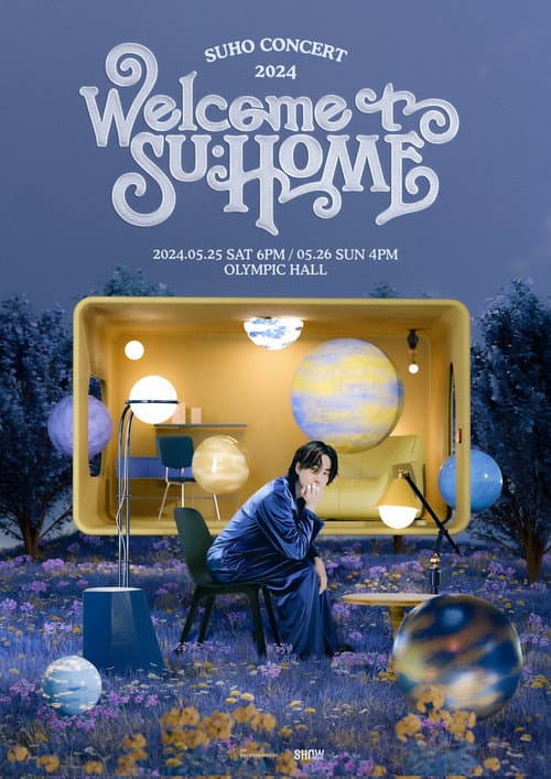 Plakat: Suho Concert 2024 'Welcome to SU:HOME'