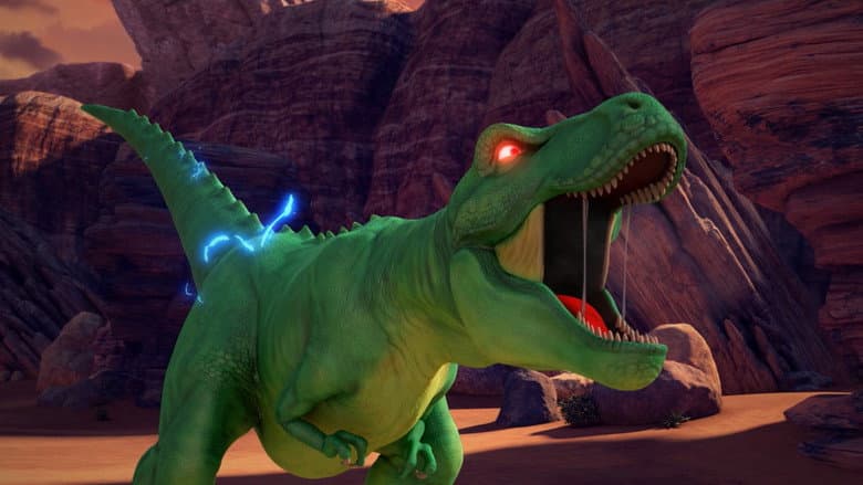 Kadr z Dino Mecard the Movie: The Tinysaur Island