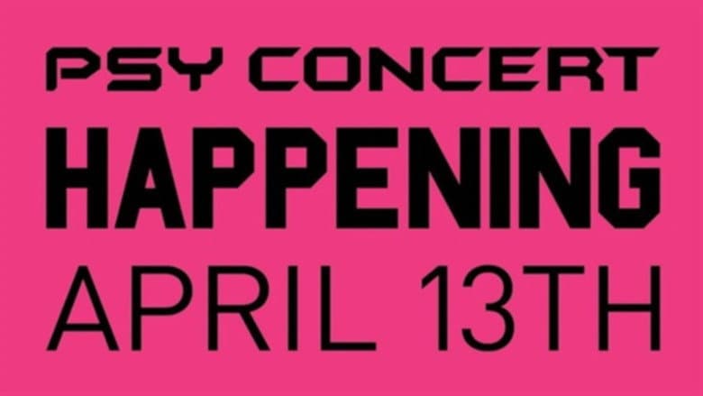 Kadr z PSY CONCERT HAPPENING 2013
