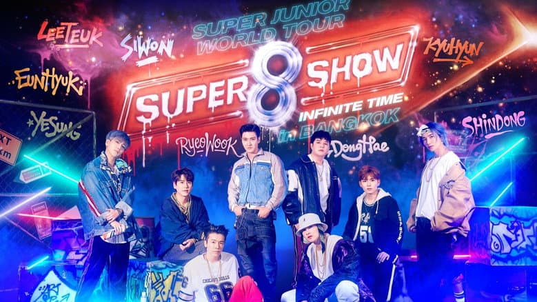 Kadr z Super Junior World Tour "SUPER SHOW 8: INFINITE TIME"