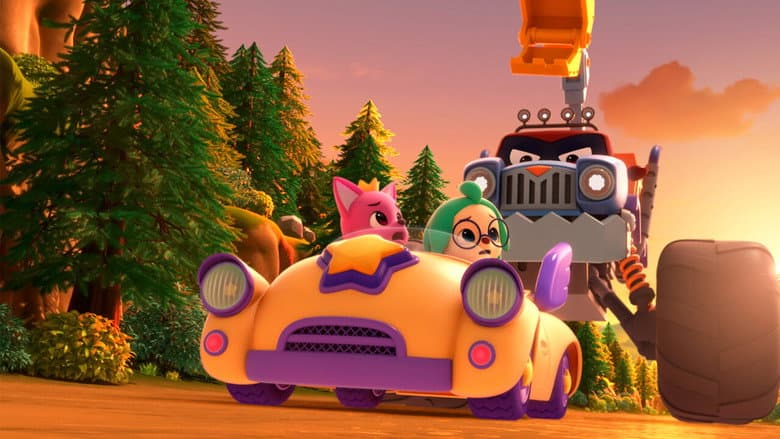 Kadr z Pinkfong & Hogi Mini-Movie: The Tricky Three Cars